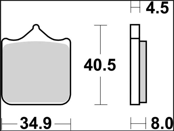 Brake Pad La Sint Fr