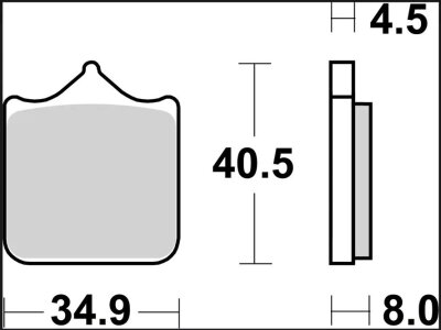 Brake Pad La Sint Fr