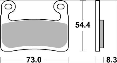 Brake Pad Sr Sint Fr