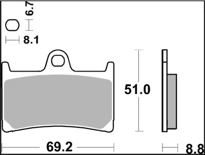 Brake Pad Sa Sint Fr