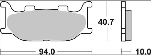 Brake Pad La Sint Fr/rr