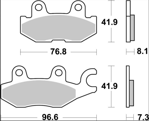 Brake Pad Sd Sint Rr