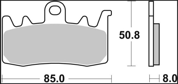 Brake Pad Rc Car/cer Fr/rr