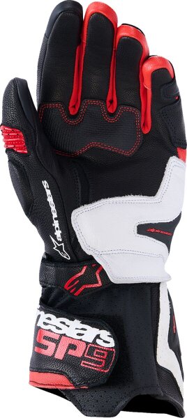 Glove Sp-9 Black/white/red S
