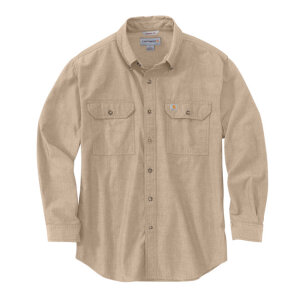 Carhartt Chambray shirt dark tan chambray Size XL