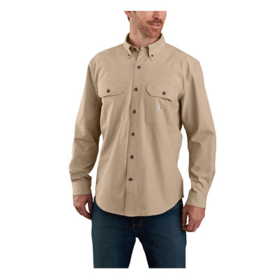 Carhartt Chambray shirt dark tan chambray Size XL