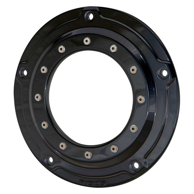 Rick\\\\s Motorcycles, Clutch/derby cover, Porthole. Gloss Blk.