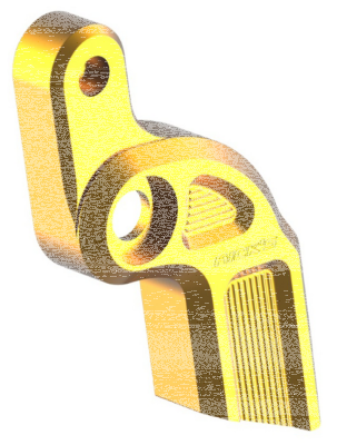 Ricks Shift Arm Exten. Gold ME17-Up (DE)