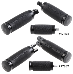 Foot Pegs DR Racing Black STD Male Mount (FR)