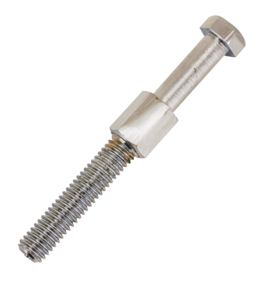 Tranny Adj. Screw White Plated BT36-64 (FR)