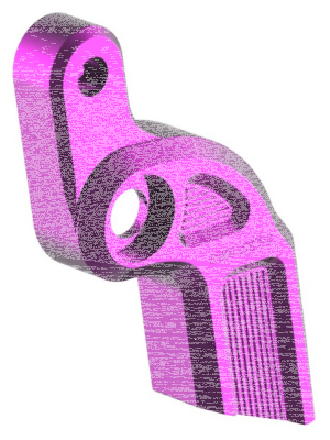 Ricks Shift Arm Exten. Purple ME17-Up (IT)
