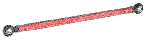 Ricks Long Shift Rod Red BT99-Up (IT)