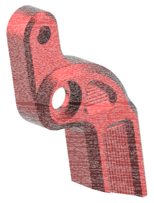 Ricks Shift Arm Exten. Red ME17-Up (GB)