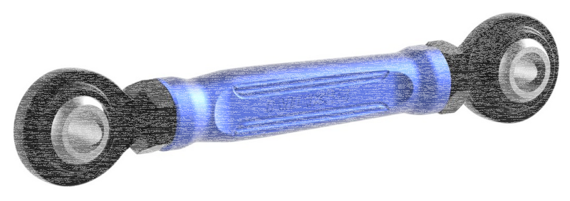 Ricks Short Shift Rod Blue BT99-Up (GB)
