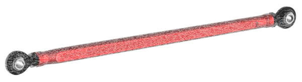 Ricks Long Shift Rod Red BT99-Up (ES)