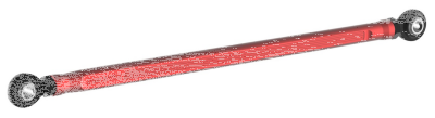 Ricks Long Shift Rod Red BT99-Up (ES)