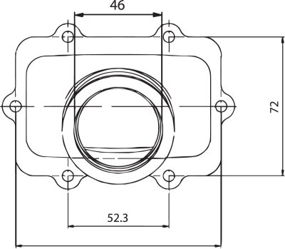 Carb Flange Ski Doo