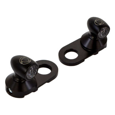 Ricks\\\\s Motorcycles, Indicator bracket front for Atto. Black