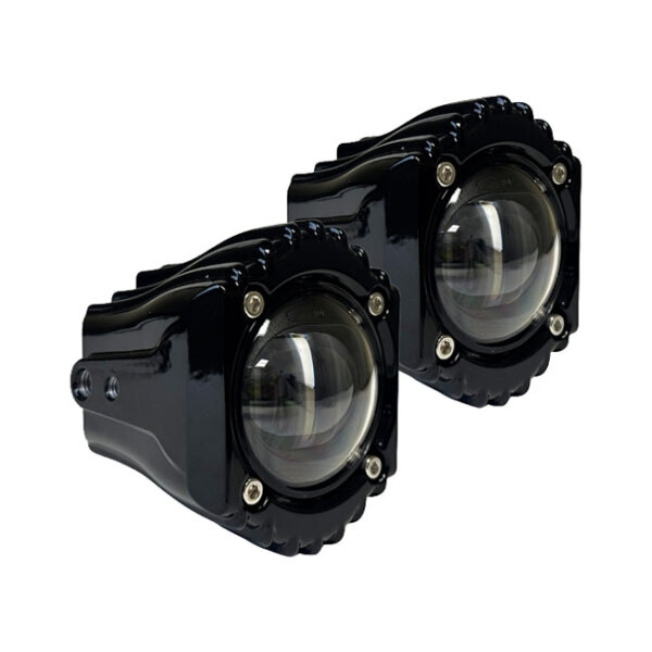 Custom Dynamics, Shark Demon LED Fog Lights. Yellow