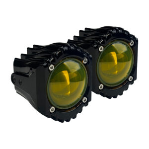 Custom Dynamics, Shark Demon LED Fog Lights. Yellow