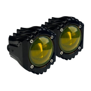 Custom Dynamics, Shark Demon LED Fog Lights. Yellow