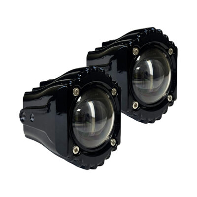 Custom Dynamics, Shark Demon LED Fog Lights. Yellow