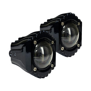 Custom Dynamics, Shark Demon LED Fog Lights. Yellow