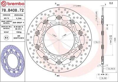 Brake Disc Float Fr