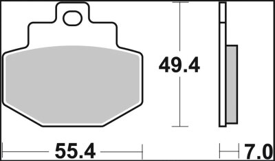 Brake Pad Xs Sint Rr