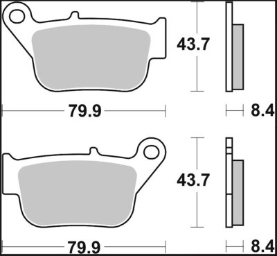 Brake Pad Xs Sint Rr
