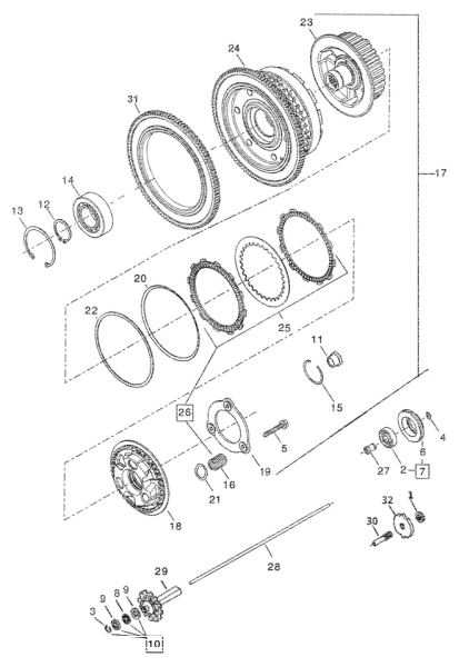 GZP Clutch pressure plate FLH/T17-Up (GB)