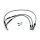 MCS by Goodridge brake line front, stainless clear coated