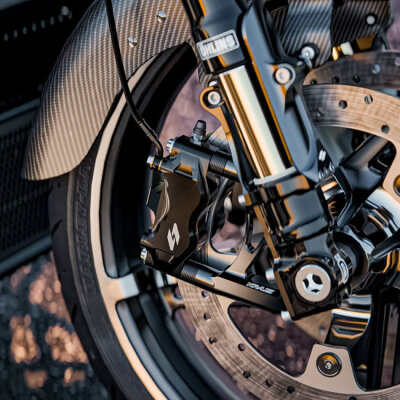Kraus, RT3 Radial Brake Caliper. Right. Black
