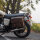 Trip Machine, Legacy Saddlebag set. Cognac