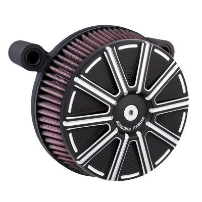 Arlen Ness, Stage 1 Big Sucker air cleaner kit. 10-Gauge Blk