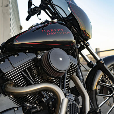 Arlen Ness, Stage 1 Big Sucker air cleaner. Carbon fiber