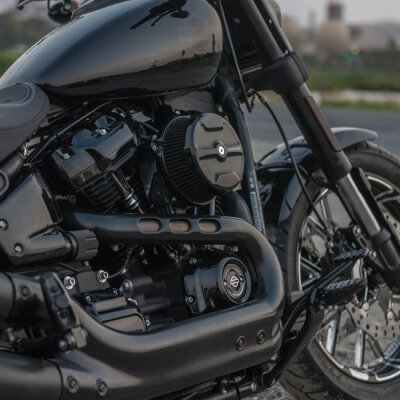 Arlen Ness, Stage 1 Big Sucker air cleaner. Knuckle black
