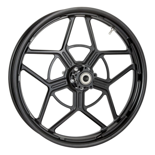 Arlen Ness, Speed 5 rim 19 X 3.25. Front. Black