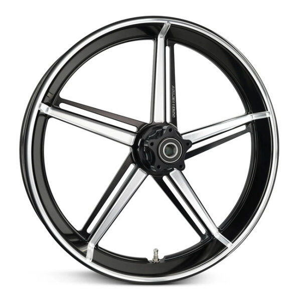 Arlen Ness, 18 x 5.5 Factory 24 rim. Black CC