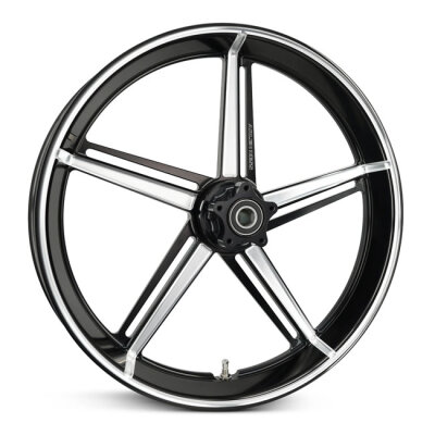 Arlen Ness, 18 x 5.5 Factory 24 rim. Black CC