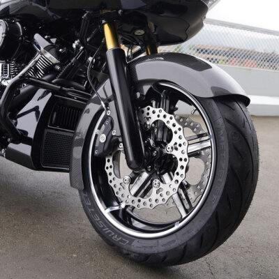 Arlen Ness, 18 x 5.50 Factory 24 wheel. Front. Black CC