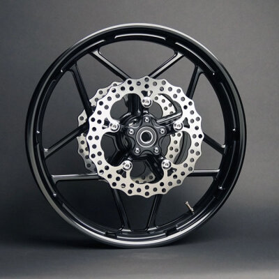 Arlen Ness, Speed 5 rim 18 x 5.5"""". Front/Rear. Black