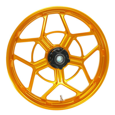 Arlen Ness, Speed 5 rim 18 x 5.5"""" . Front/Rear. Gold