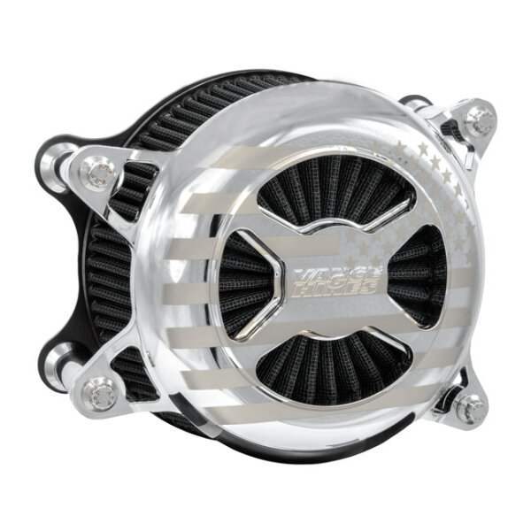 Vance & Hines, VO2 America air cleaner assembly. Chrome