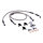 MCS by Goodridge brake line rear, stainless clear coated
