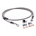 MCS by Goodridge brake line front, stainless clear coated