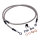 MCS by Goodridge brake line front, stainless clear coated