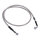 MCS by Goodridge brake line front, stainless clear coated