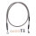 MCS by Goodridge brake line front, stainless clear coated