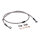 MCS by Goodridge brake line front, stainless clear coated